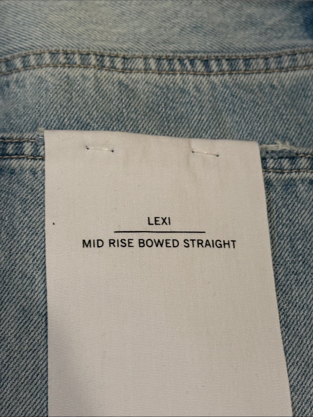 NWT Pistola LEXI MID RISE BOWED STRAIGHT - STELLAR womens size 24 - Picture 15 of 16